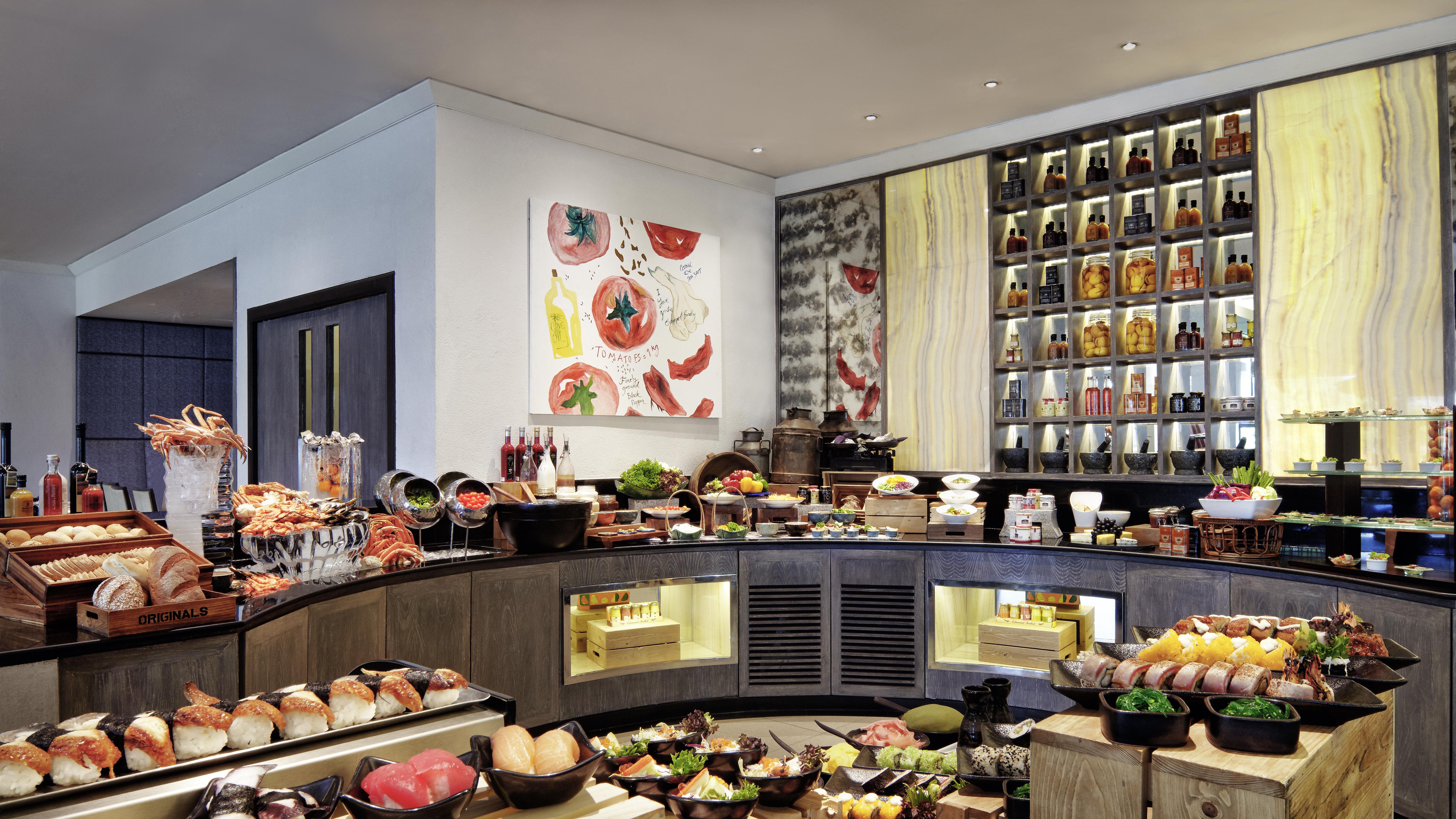 فندق أفاني أتريوم بانكوك المظهر الخارجي الصورة The buffet at the hotel